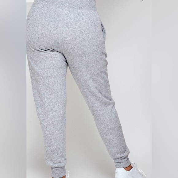 Black fleece wide waistband jogger - Picture 6 of 9